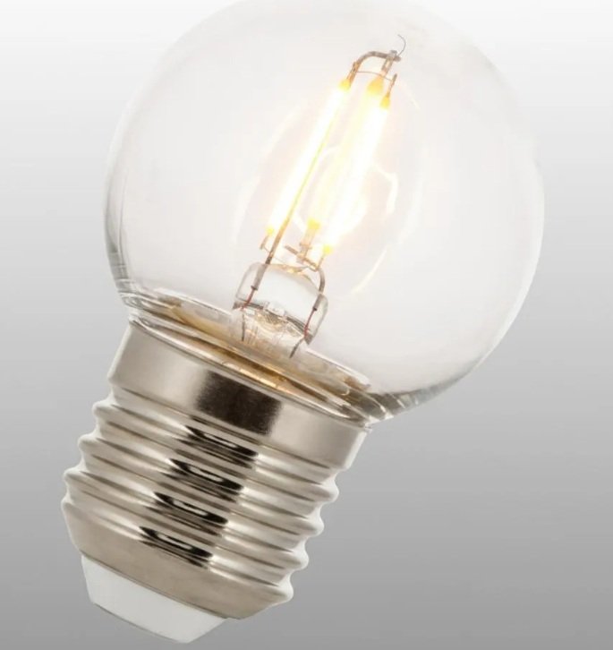 LAMPARA GOTA VINTAGE LED E27 2W GLX